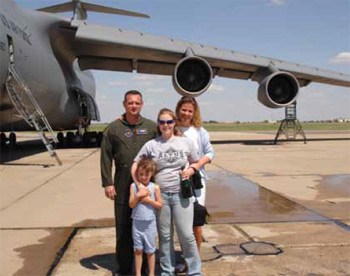The Channer family, toward the end of Doug's Air Force carreer.